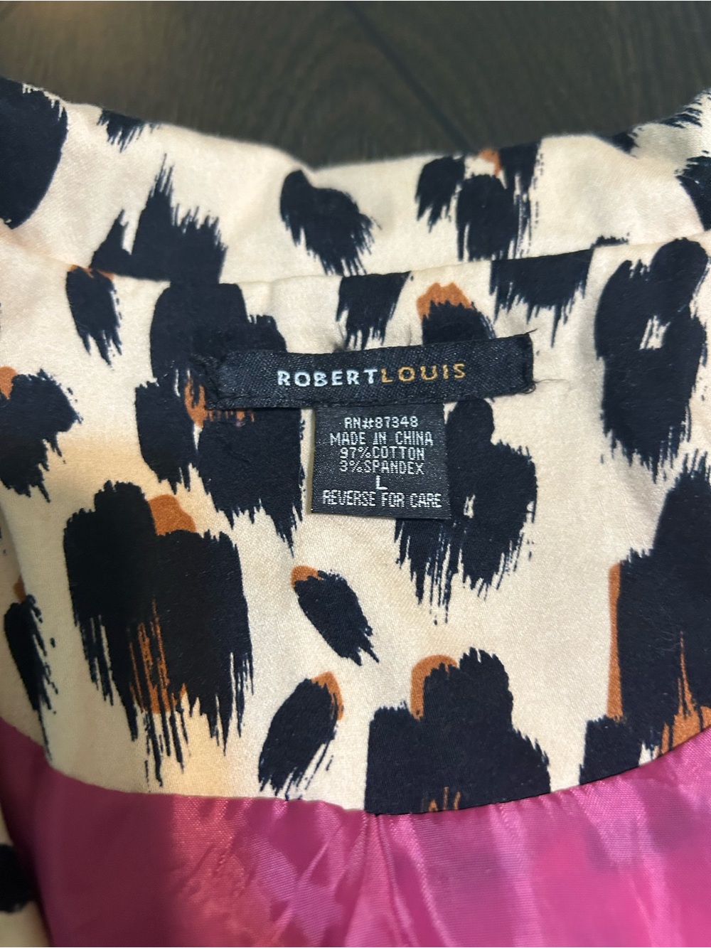 Robert Louis Leopard Print Trench Coat - Beige, Black & Brown - Picture 7 of 13
